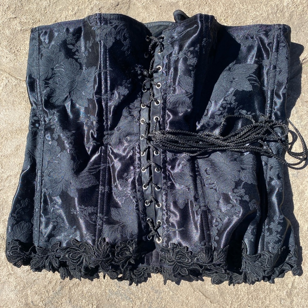 Corset, Black Lace Gothic